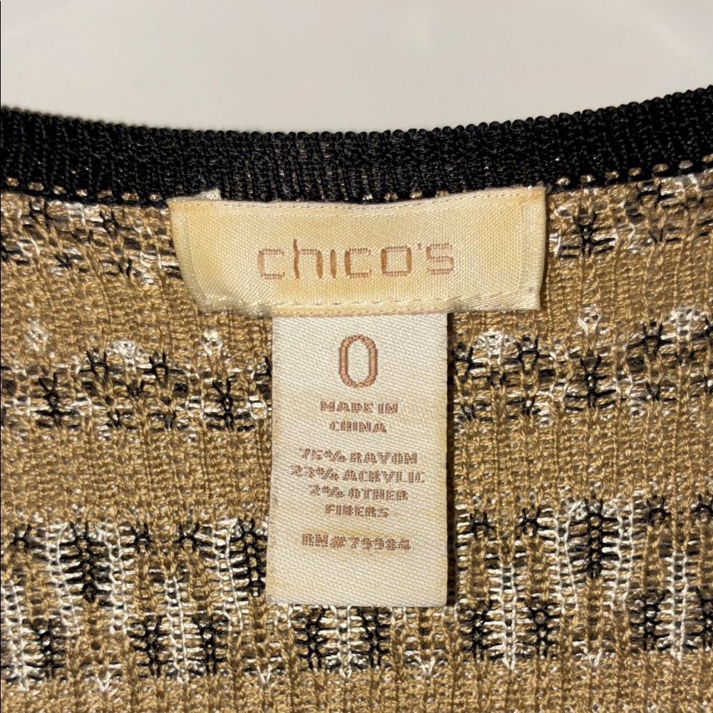 Chico's Long Sweater Cardigan, lightweight | Sz S - Picture 4 of 8